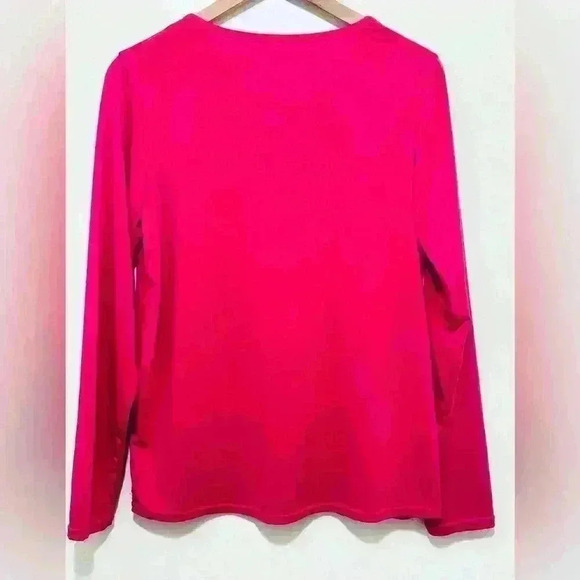 Amazon Real Essentials Dry-Fit Long Sleeve T-Shirt, Women’s Medium, Hot Pink - Picture 2 of 8